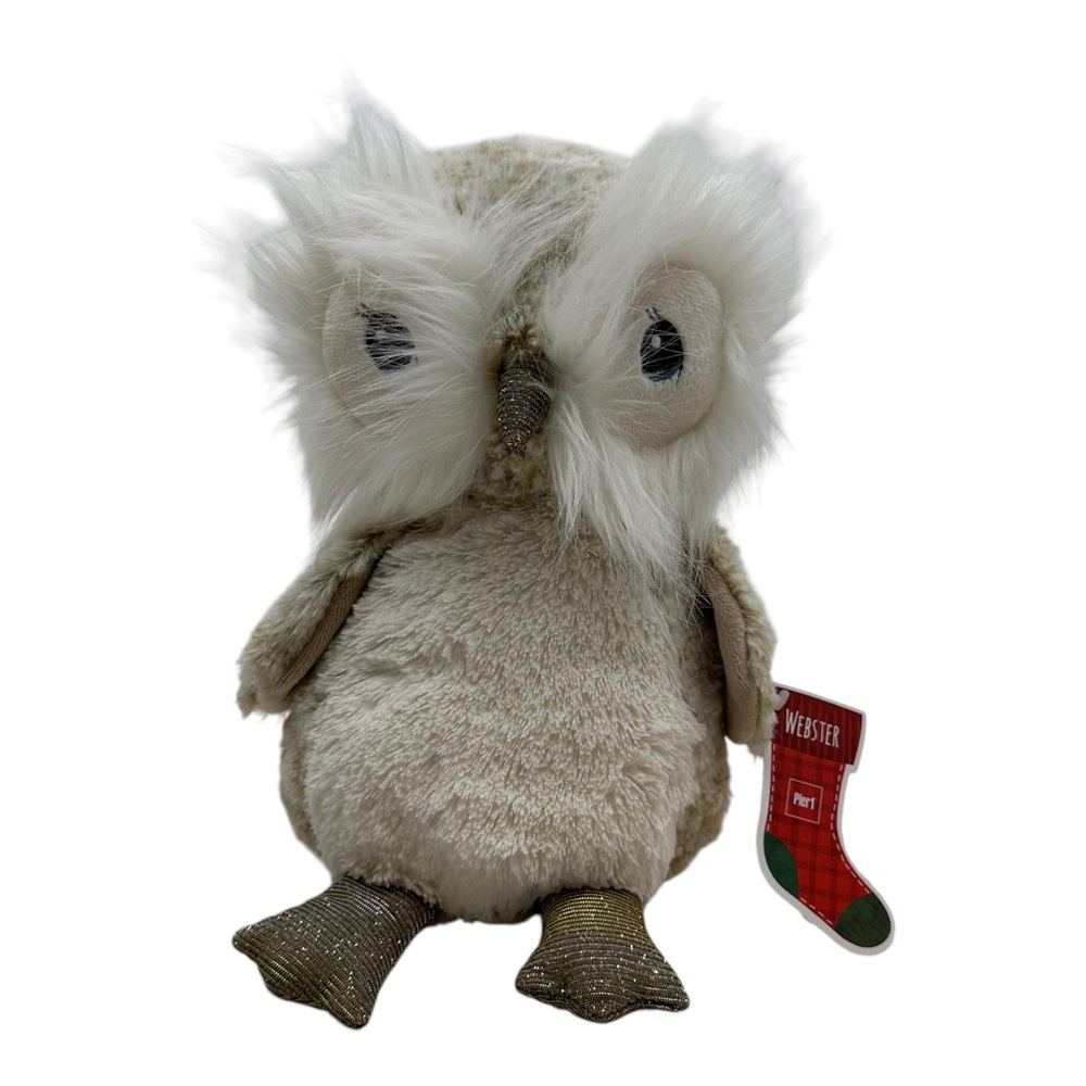Pier 1 Imports | Webster Owl Plush Stuffed Animal With Embroidered Eyes